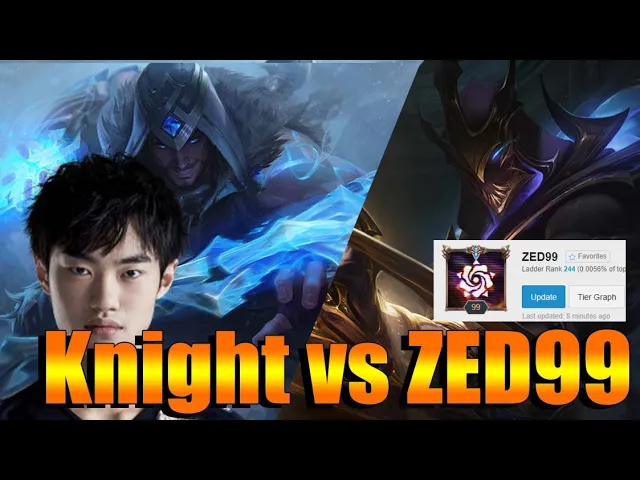 knight塞拉斯大战韩服第一劫!左手这连招速度简直变态!